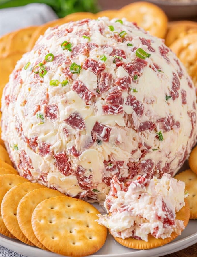 Creamed Chipped Beef Cheese Ball: A Retro Classic Turned Modern Party Favorite