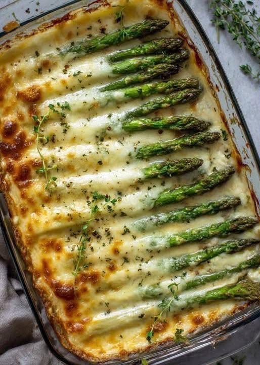 Cheesy Asparagus Casserole