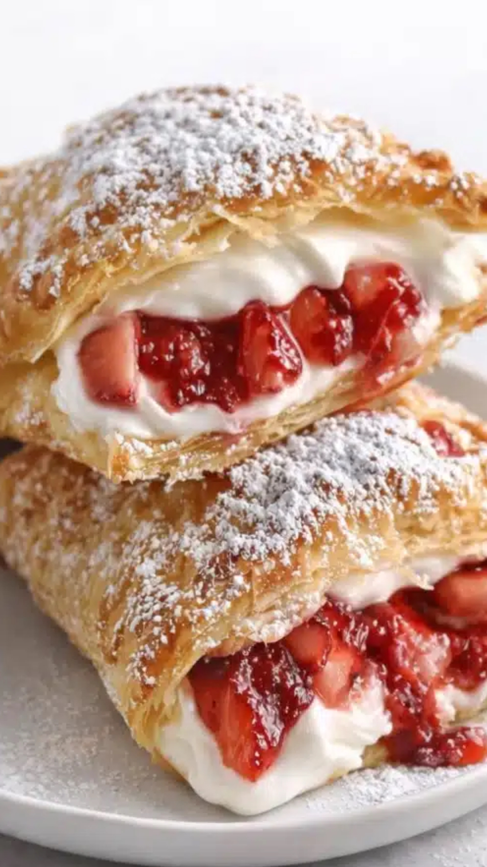 Strawberry Cheesecake Turnovers (Easy Flaky Dessert)