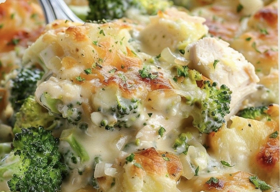 Baked Potato Chicken and Broccoli Casserole