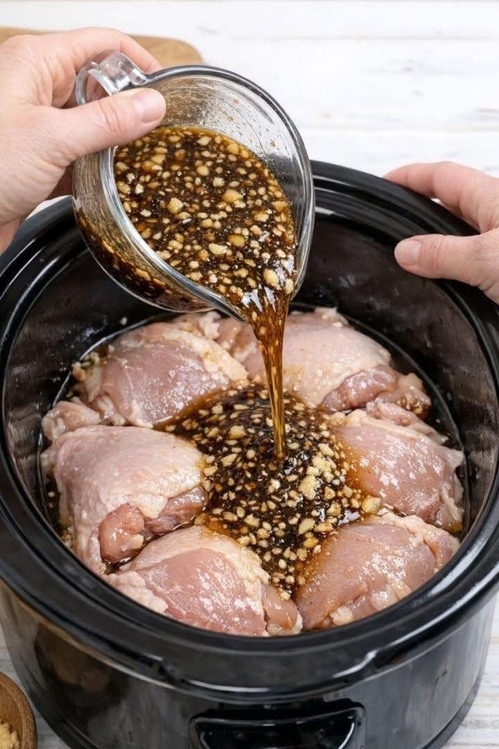 Honey Garlic Chicken Crockpot