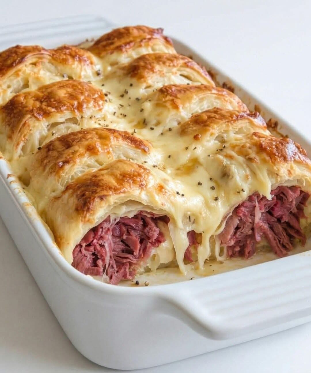 Crescent Reuben Bake