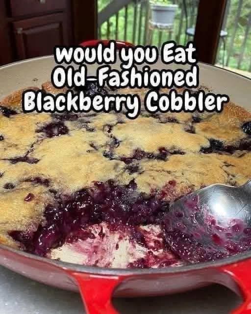 Old-Fashioned Blackberry Cobbler img 0572