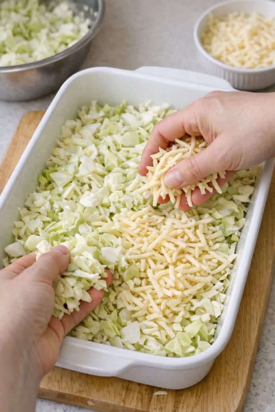 Low Carb Cheesy Cabbage Oven Bake Low Carb Cheesy Cabbage Oven Bake