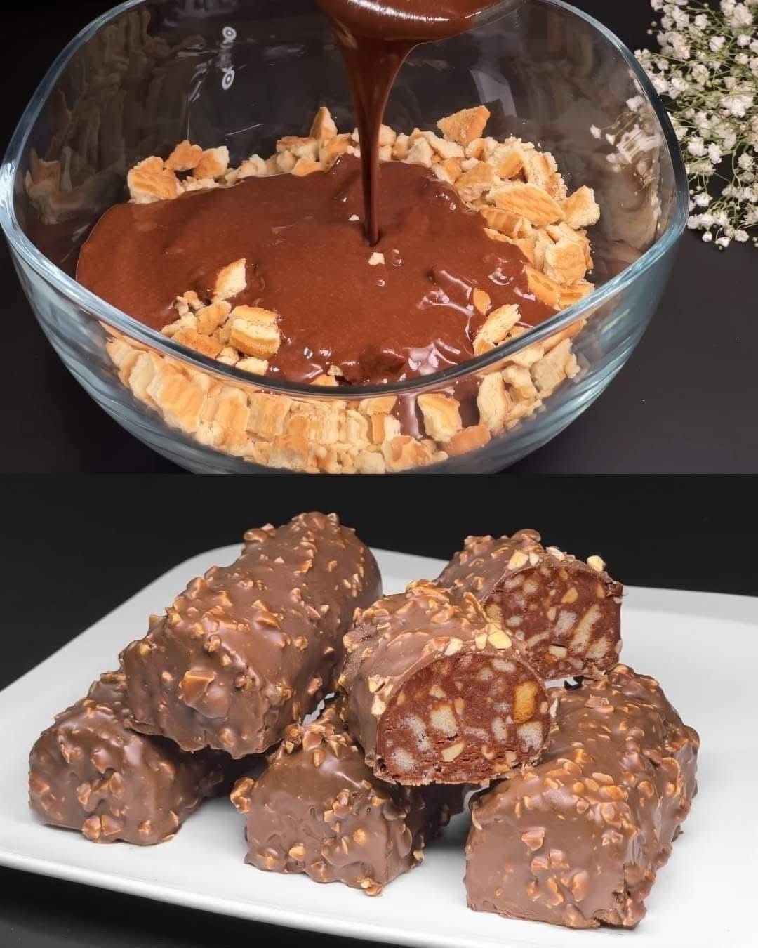 No-Bake Chocolate Biscuit Bars: Ultra Rich & Crunchy No-Bake Chocolate Biscuit Bars: Ultra Rich & Crunchy