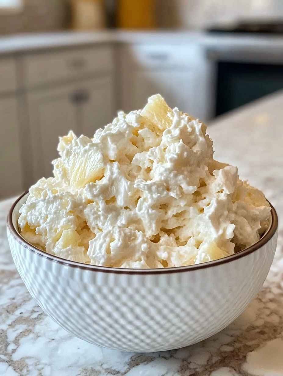 Hawaiian Pineapple Coconut Fluff: A Tropical Dream Dessert