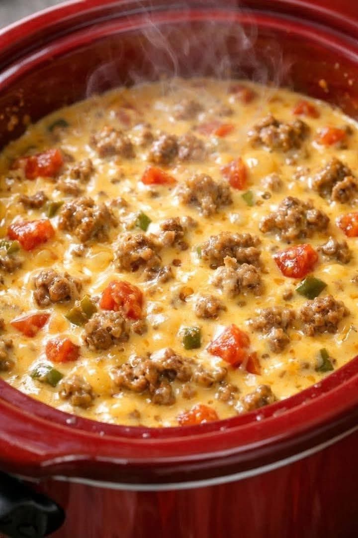 Slow Cooker Sausage Dip