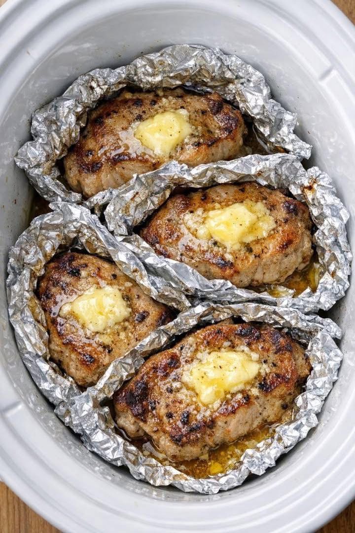 Slow Cooker 3-Ingredient Ranch Pork Chops