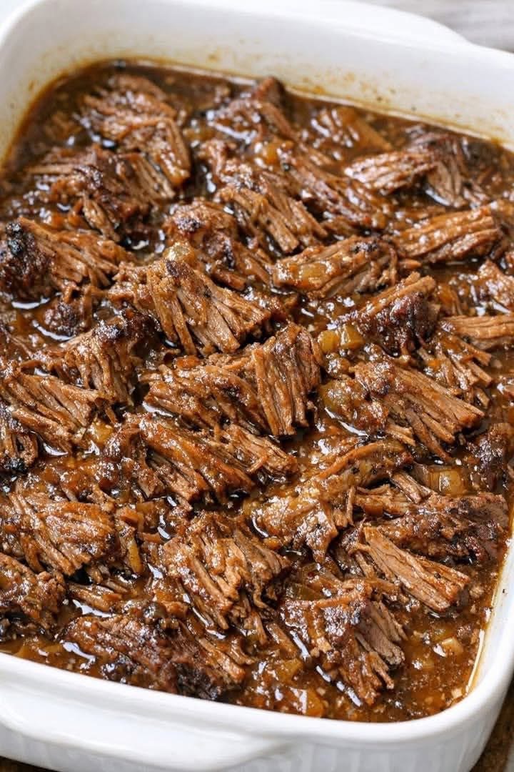 Oven Baked 3-Ingredient Melt-In-Your-Mouth Pot Roast