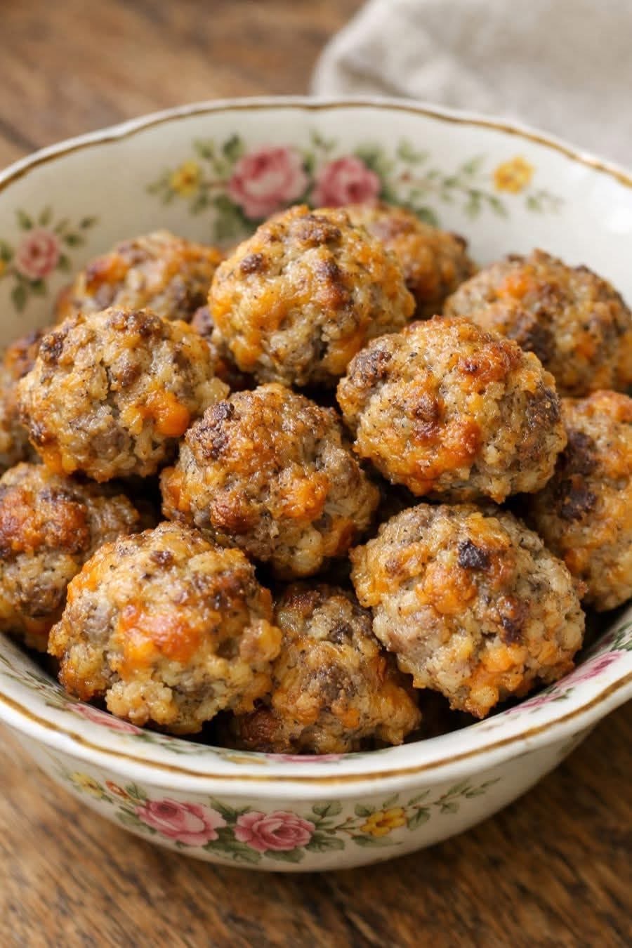 Southern 3-Ingredient Sausage Balls