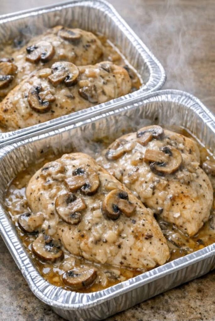 Slow Cooker 3-Ingredient Creamy Mushroom Chicken img 0891