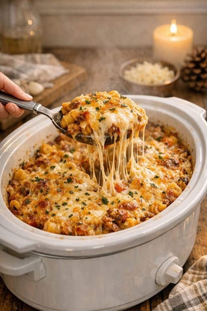 Slow Cooker Pasta Bake img 0893