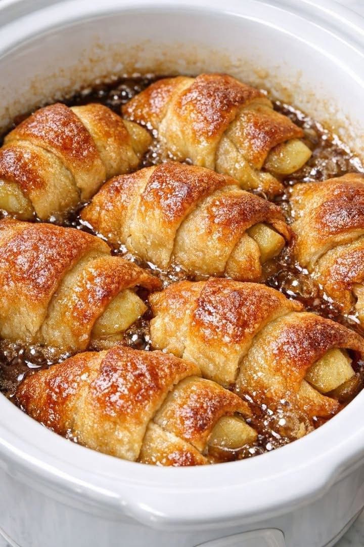Slow Cooker 4-Ingredient Apple Dumplings: An Effortless Fall Dessert Slow Cooker 4-Ingredient Apple Dumplings: An Effortless Fall Dessert