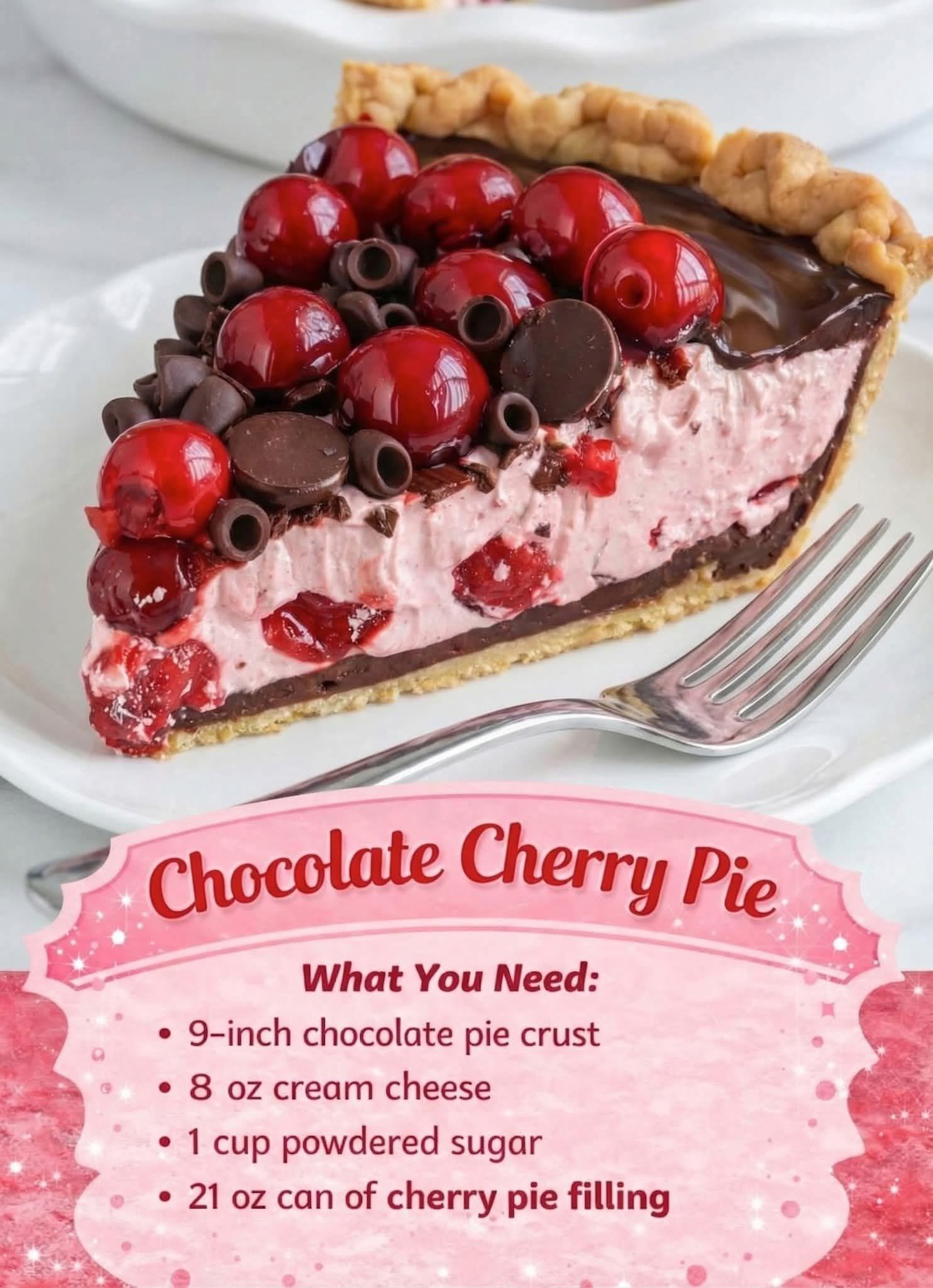 Chocolate Cherry Pie Chocolate Cherry Pie