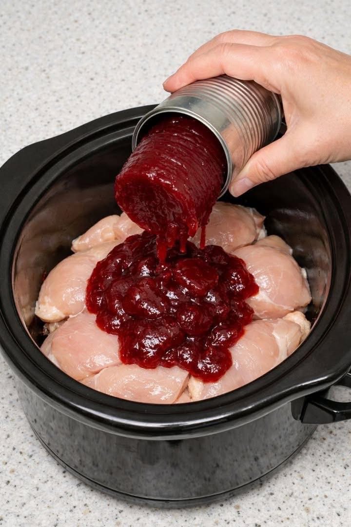 Slow Cooker Cranberry Chicken: A 2-Ingredient Miracle Meal