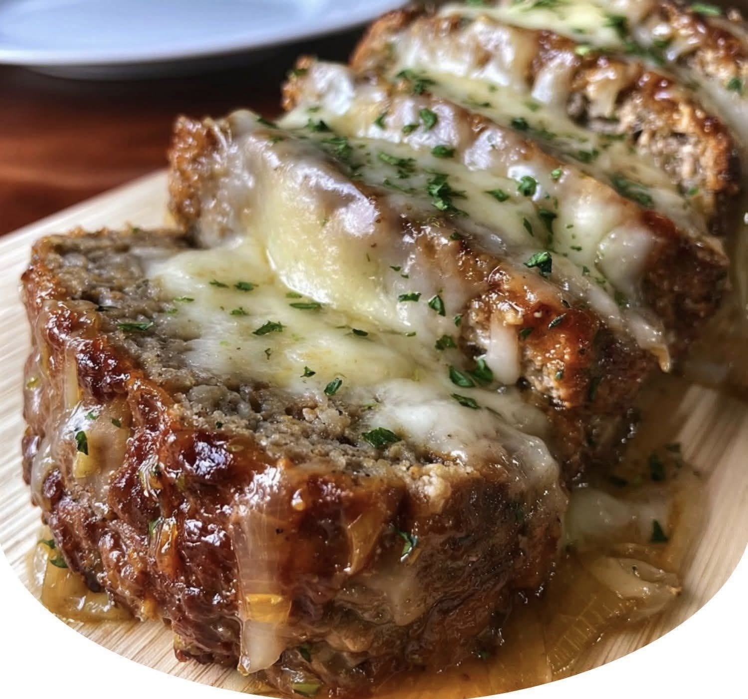 Crockpot French Onion Meatloaf