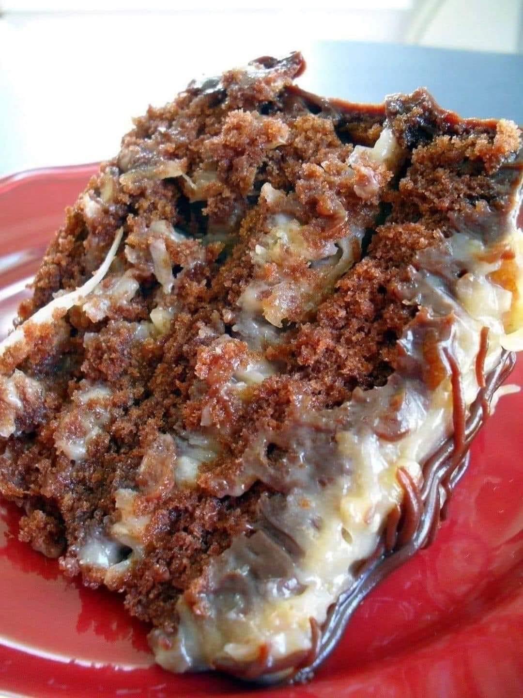 The BEST homemade German Chocolate Cake