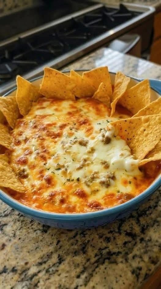 Hot Sausage Beer Cheese Dip