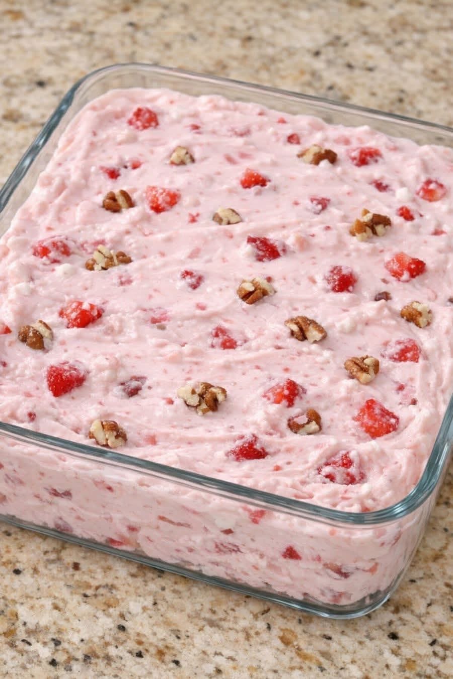 4-Ingredient Frozen Strawberry Fluff