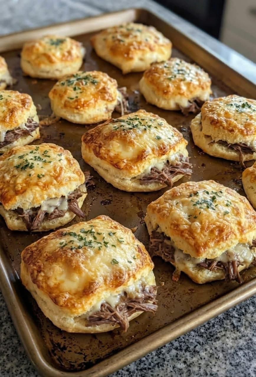 Baked French Dip Biscuits – A Cozy Classic with a Delicious Twist