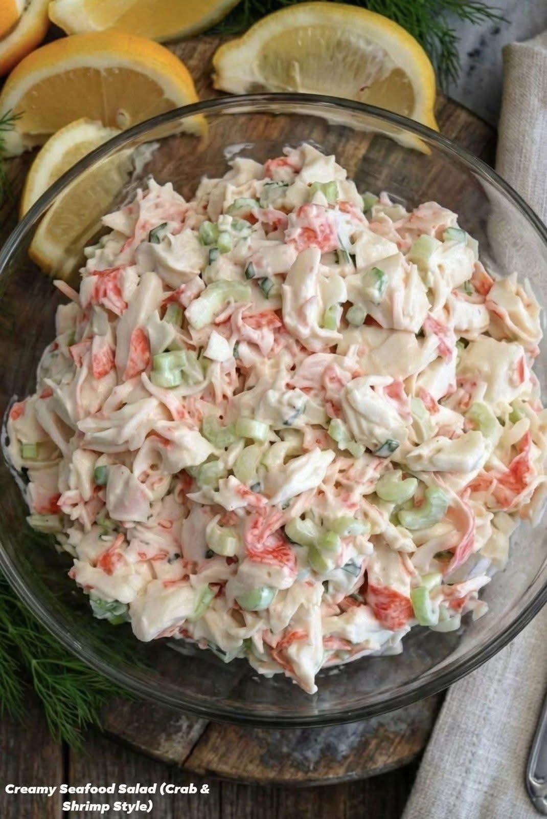 Creamy Seafood Salad: A Refreshing, Flavor-Packed Delight