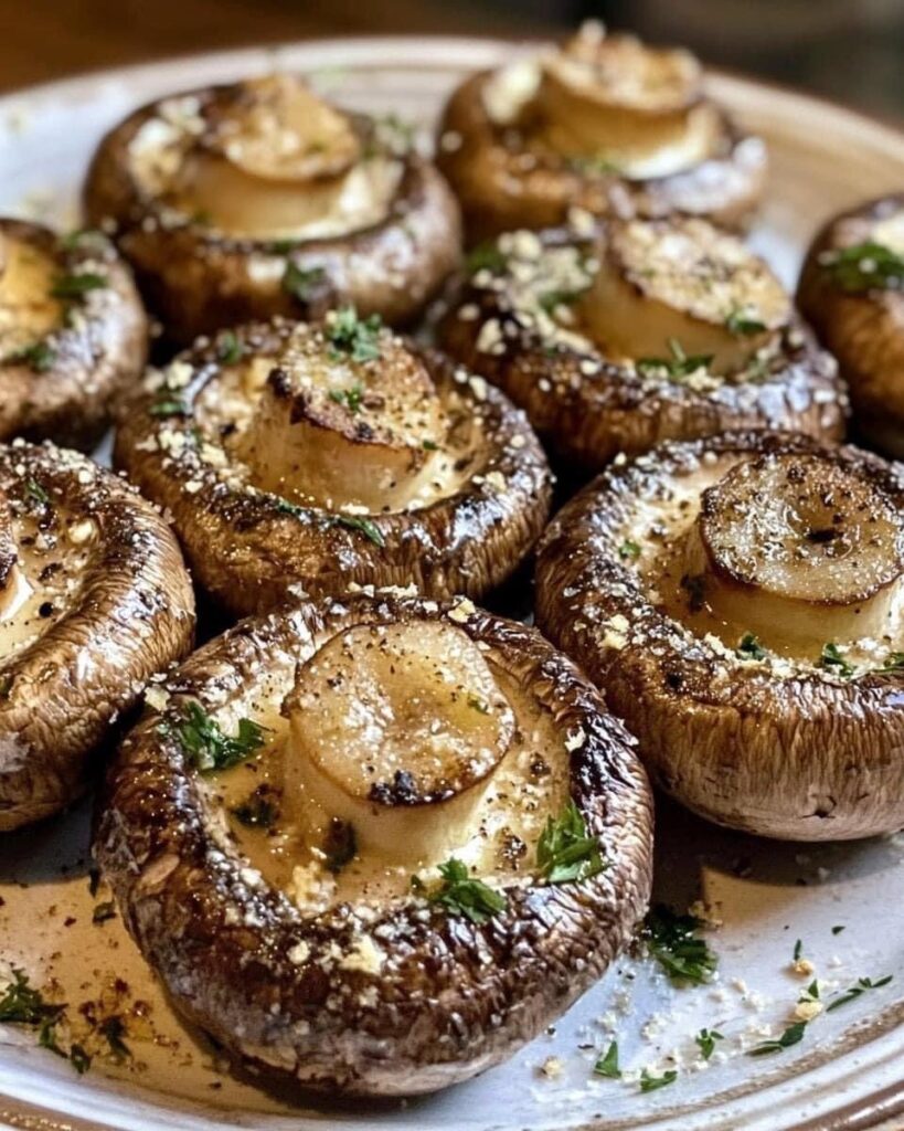 WOULD YOU EAT THESE ROASTED GARLIC BUTTER MUSHROOMS img 1376