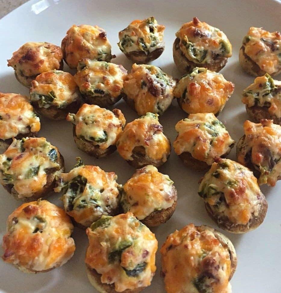 Savory Crab Stuffed Mushrooms img 1378