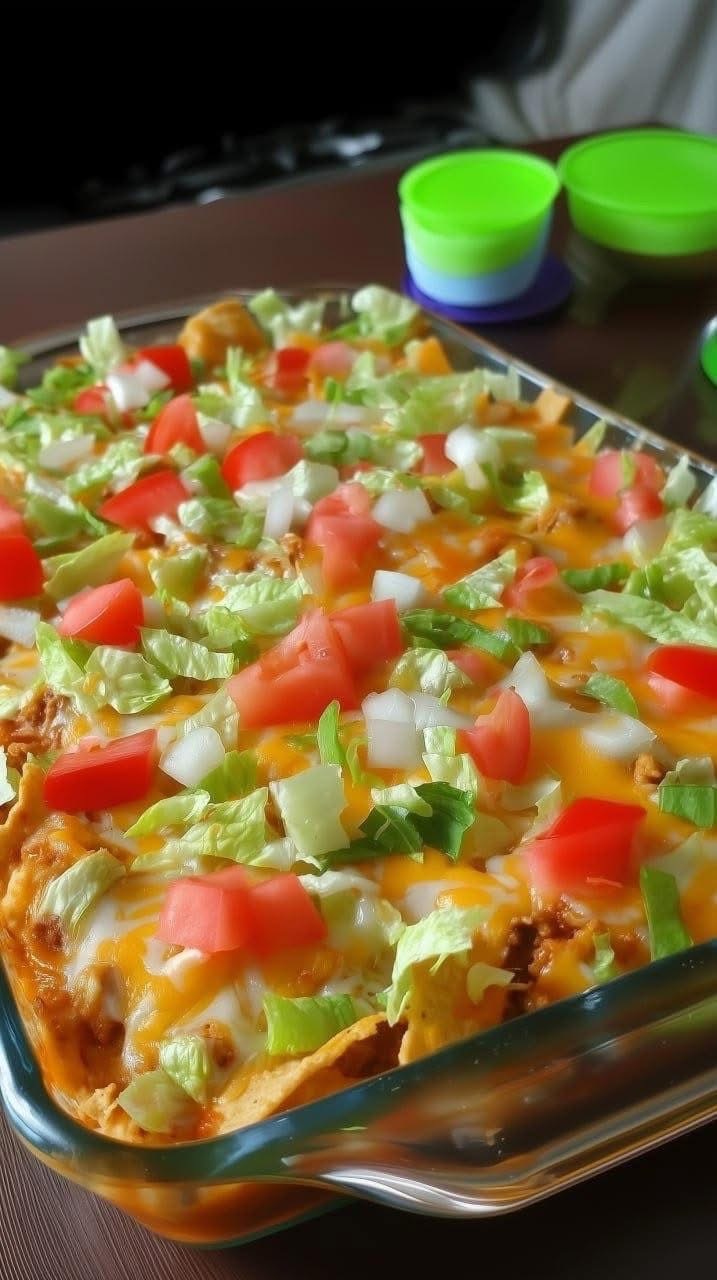 Pillsbury Crescent Roll Taco Bake