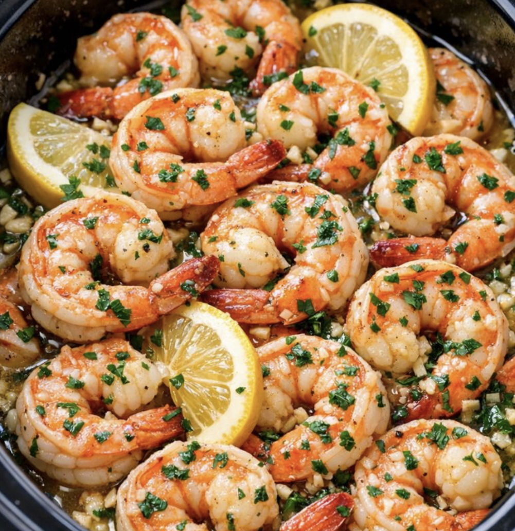 Slow Cooker 5-Ingredient Frozen Shrimp Slow Cooker 5-Ingredient Frozen Shrimp