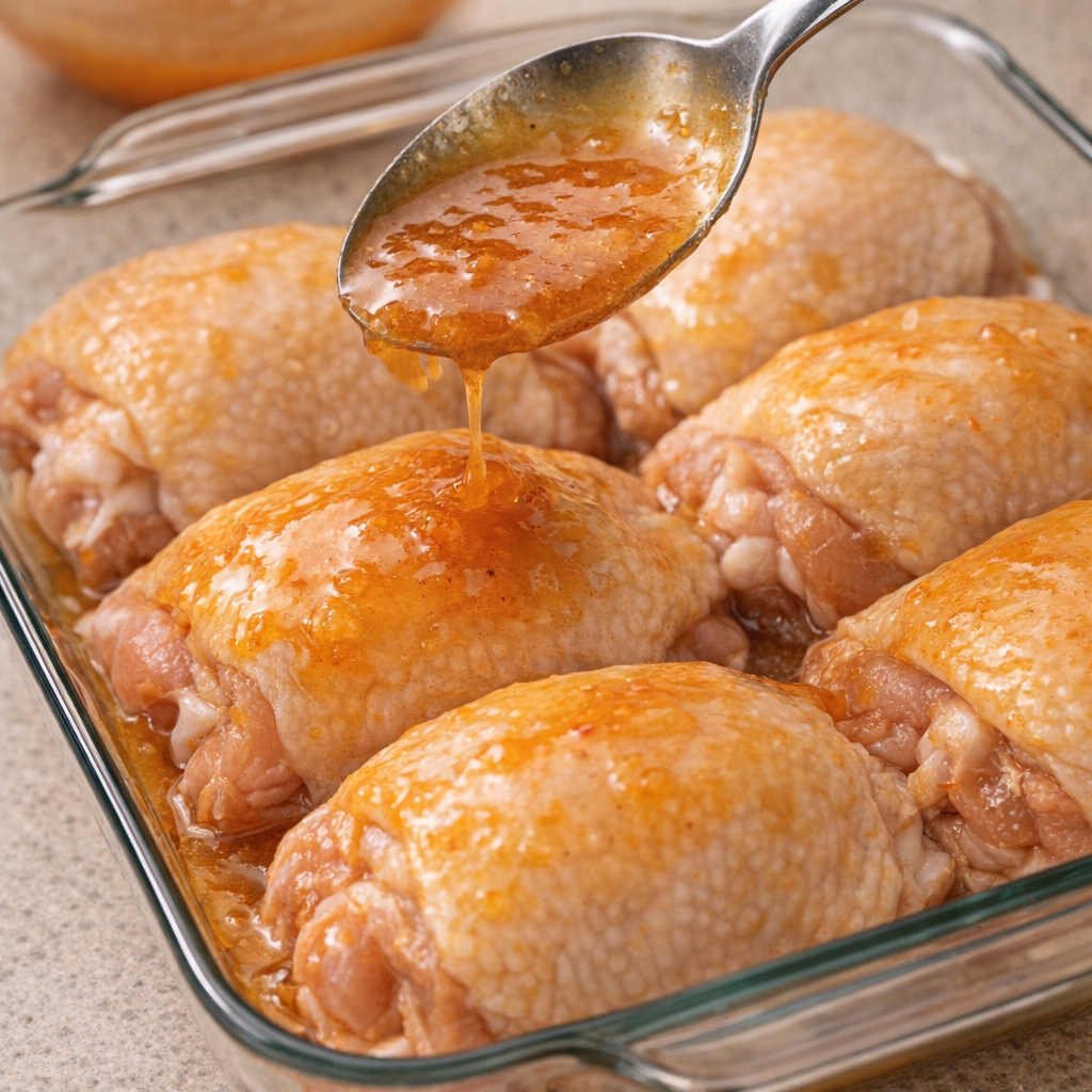 5-Ingredient Mother’s Day Vintage Baked Chicken Thighs: Sweet, Tangy & Irresistible