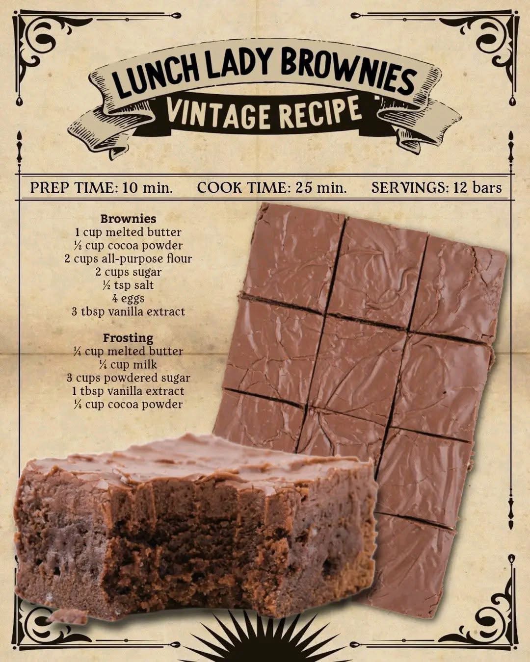 Lunch Lady Brownies
