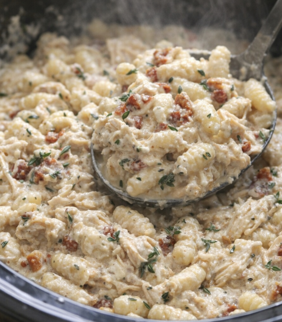 Slow Cooker Creamy Goat Cheese Chicken Cavatelli: A Luxurious Weeknight Dinner